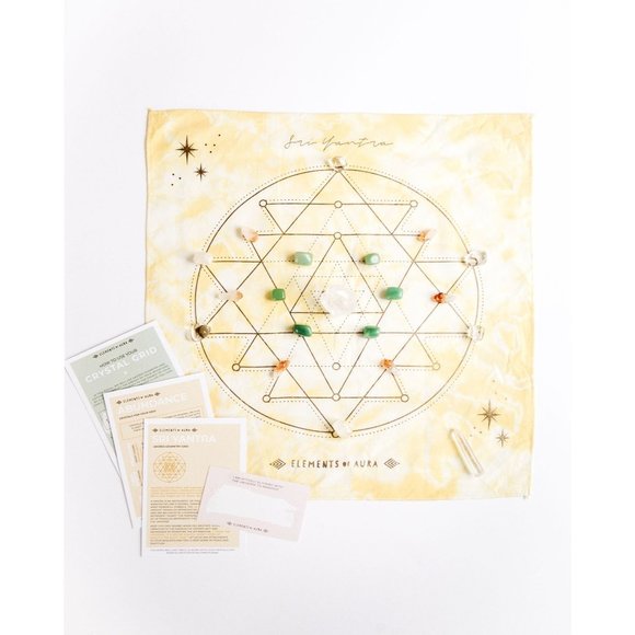 Abundance Intention Crystal Grid - Picture 2 of 5